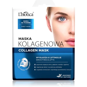 L’biotica Masks Collagen Platinium plátýnková maska s kolagenem 23 ml