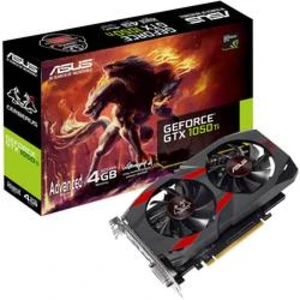 Grafická karta Asus Nvidia GeForce GTX1050 Ti Overclocked, 4 GB