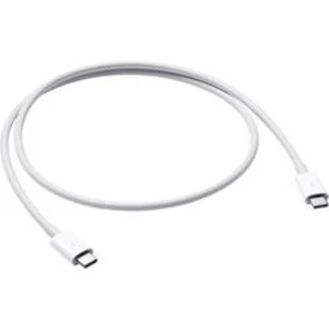 Kabel Apple Thunderbolt 3 auf USB-C Kabel 0.8m MQ4H2ZM/A, 80.00 cm, bílá