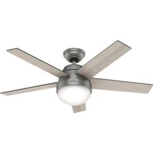 Stropní ventilátor Hunter Vnější Ø 117 cm, dub