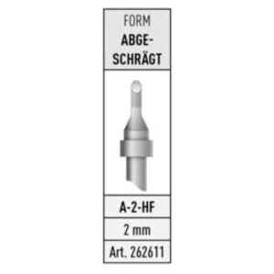 Zkosený pájecí hrot Stannol 262611 A-2-HF, 1 ks