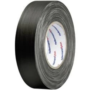 Páska se skelným vláknem HellermannTyton HTAPE-TEX-BK-50x50 712-00904, (d x š) 50 m x 50 mm, kaučuk, černá, 1 ks