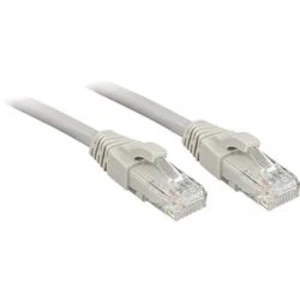 Síťový kabel RJ45 LINDY 45407, CAT 6, U/UTP, 10.00 m, šedá