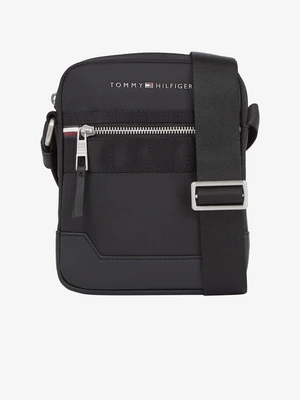 Tommy Hilfiger Elevated Nylon Mini Reporter Taška Černá