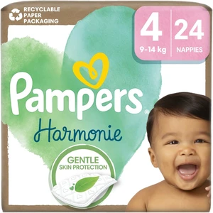 Pampers Harmonie Size 4 jednorázové pleny 9-14 kg 24 ks