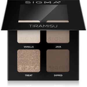 Sigma Beauty Quad paletka očních stínů odstín Tiramisu 4 g