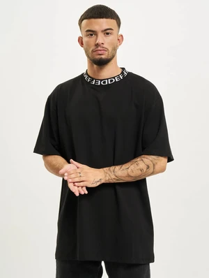 DEF Basic Rib T-Shirt Black