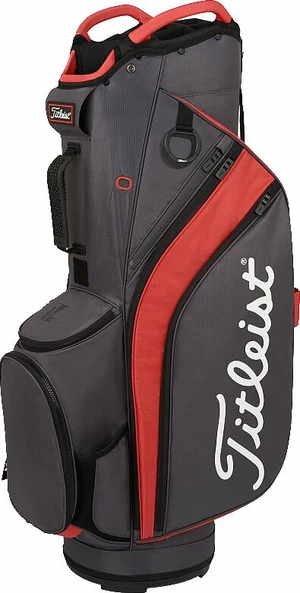 Titleist Cart 14 Graphite/Island Red/Black Golfbag