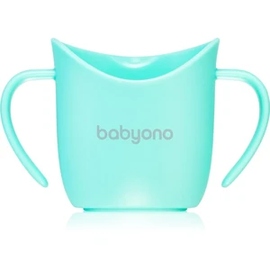 BabyOno Be Active Ergonomic Training Cup tréninkový hrnek s držadly Mint 6 m+ 120 ml