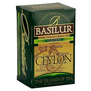 BASILUR Island of Tea Green zelený čaj 20 sáčků