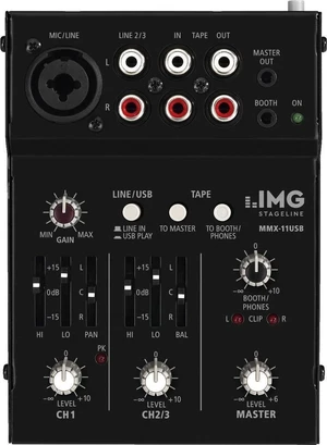 IMG Stage Line MMX-11USB Mesa de mezclas