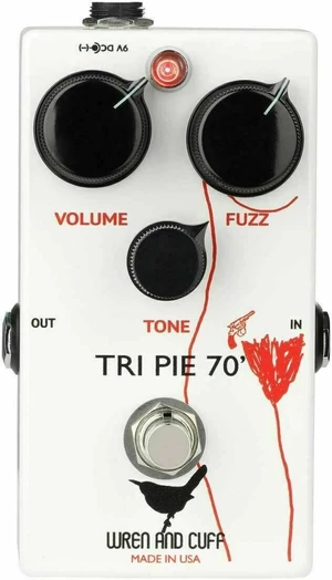 Wren and Cuff Tri-Pie '70 Fuzz Efecto de guitarra