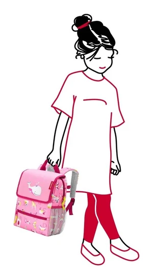 Reisenthel Backpack Kids Abc friends pink