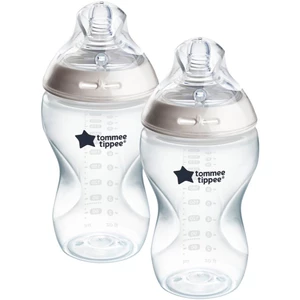 Tommee Tippee Natural Start Anti-Colic samosterilizační kojenecká láhev Medium Flow 3 m+ 2x340 ml