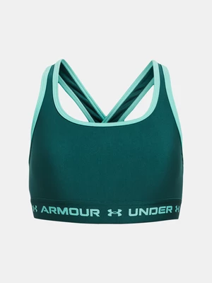 Under Armour Podprsenka G Crossback Mid Solid-BLU - Holky