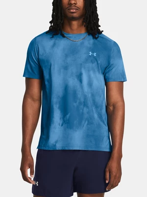 Under Armour Tričko UA LAUNCH ELITE WASH SS-BLU - Pánské