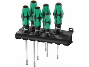 Wera 105656 Sada šroubováků Kraftform Plus Lasertip 334/355/6 Rack