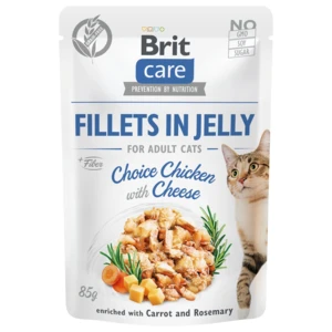 BRIT Kapsička Cat Pouch Choice Chicken with Cheese in Jelly 85 g