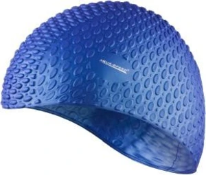 AQUA SPEED Unisex's Swimming Cap Bubble Navy Blue