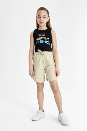 DEFACTO Girl's Cargo Fit Shorts