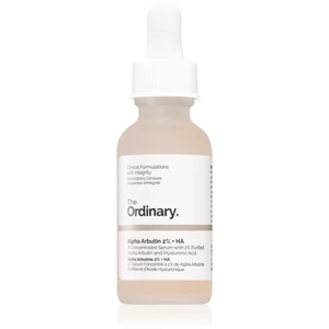 The Ordinary Alpha Arbutin 2% + HA rozjasňujúce pleťové sérum s kyselinou hyalurónovou 30 ml