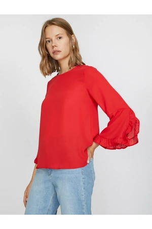 Koton Blouse - Red - Regular fit