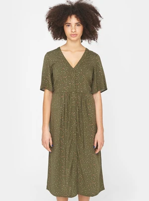 Khaki patterned dress Noisy May Fiona - Women