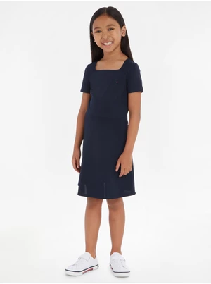 Dark blue girls' dress Tommy Hilfiger - Girls