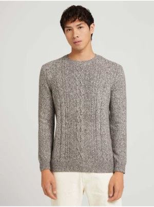 Light Grey Men's Patterned Sweater Tom Tailor - Men