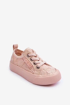 Openwork Big Star Nude Sneakers