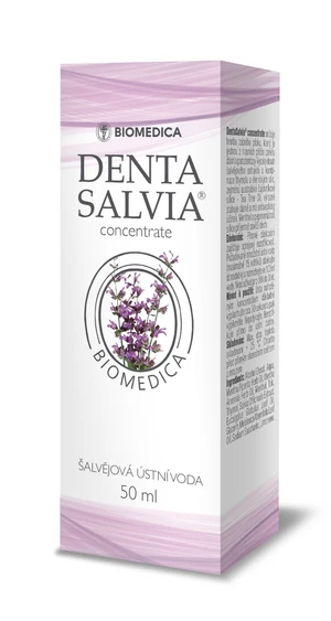 Biomedica Denta Salvia concentrate šalvějová ústní voda 50 ml