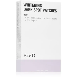 Face D Whitening náplasti na problematickú pleť proti tmavým škvrnám 3x10 ks