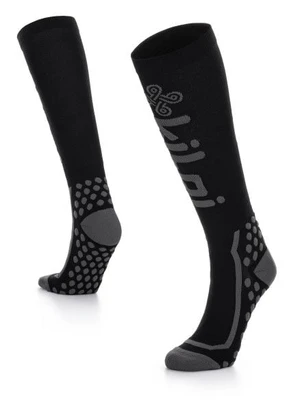 Unisex running knee-high socks Kilpi COMPRESS-U black