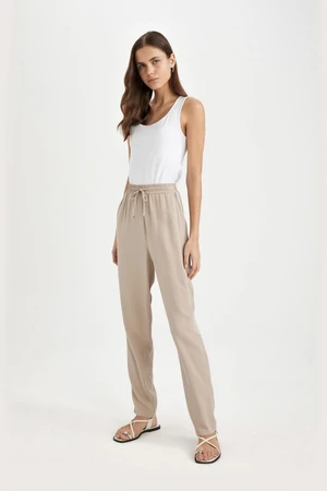 DEFACTO Harem Pocket Normal Waist Straight Leg Belmando Basic Trousers