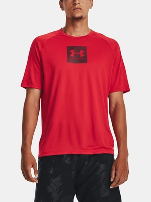 Under Armour Tričko UA Tech Prt Fill SS-RED - Pánské