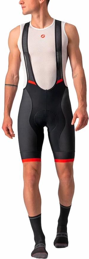 Castelli Competizione Kit Bibshort Black/Red 2XL Cuissard et pantalon