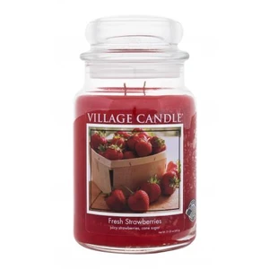 Village Candle Fresh Strawberries 602 g vonná svíčka unisex