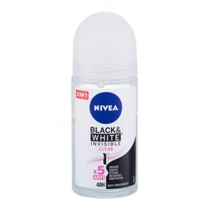 Nivea Black & White Invisible 48h 50 ml antiperspirant pre ženy roll-on