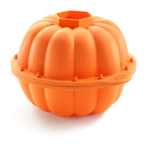 Oranžová silikónová forma na pečenie Lékué Pumpkin