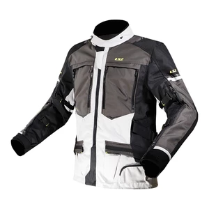 Pánská moto bunda LS2 Norway Black Grey Yellow  L  černá/šedá/žlutá