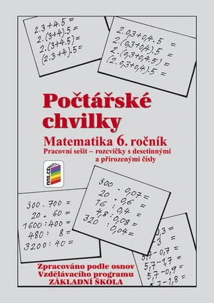 Počtářské chvilky - pracovní sešit pro 6. ročník