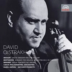 David Oistrach – Mozart, Beethoven & Brahms: Koncerty pro housle a orchestr. Russian Masters CD