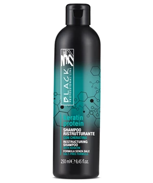 Šampon pro poškozené a oslabené vlasy Black Keratin Protein - 250 ml (250036) + dárek zdarma