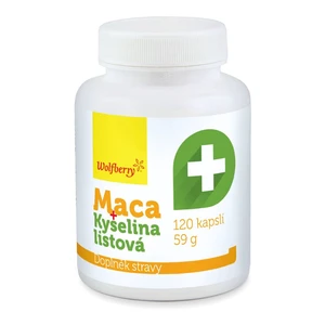 WOLFBERRY Maca extrakt + Kyselina listová 120 kapslí