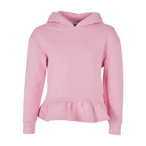 Girls Organic Volants Hoody girlypink