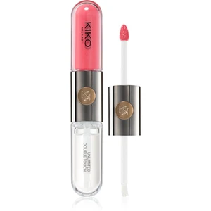 KIKO Milano Unlimited Double Touch dlouhotrvající tekutá rtěnka odstín 112 Satin Peach Rose 6 ml