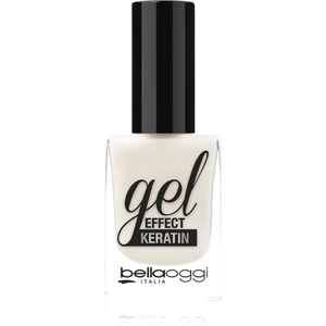 bellaoggi Gel Effect Keratin Nail Polish lak na nehty odstín White Angel 10 ml