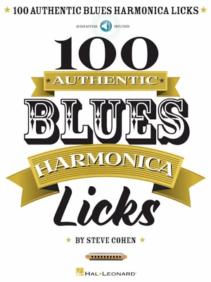 Steve Cohen 100 Authentic Blues Harmonica Licks Note