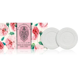 La Florentina Rose of May Sculpted Soap prírodné tuhé mydlo s vôňou ruží 2x115 g