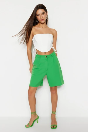 Trendyol Green Pocket Regular Fit Woven Shorts